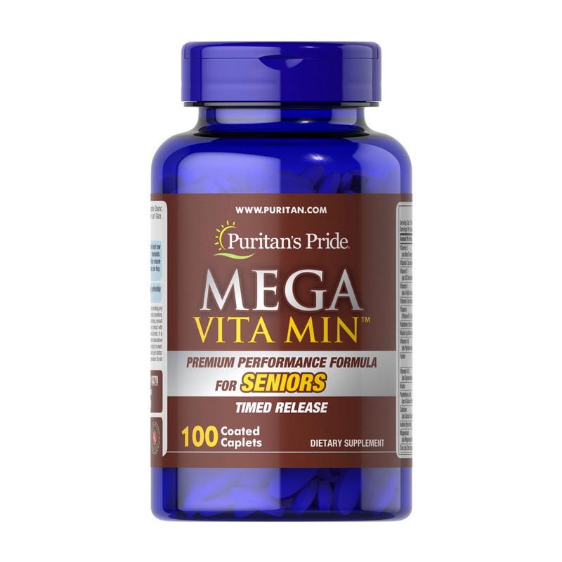 Мультивітаміни Puritan's Pride Mega Vita Min for Senior 100 капс. (10139-01) Мультивітаміни Puritan's Pride Mega Vita Min for Senior 100 капс. (10139-01)