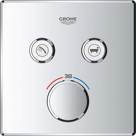 Зовнішня частина змішувача Grohe Grohtherm SmartControl 29124000 з термостатом Хром (111090) - фото 4