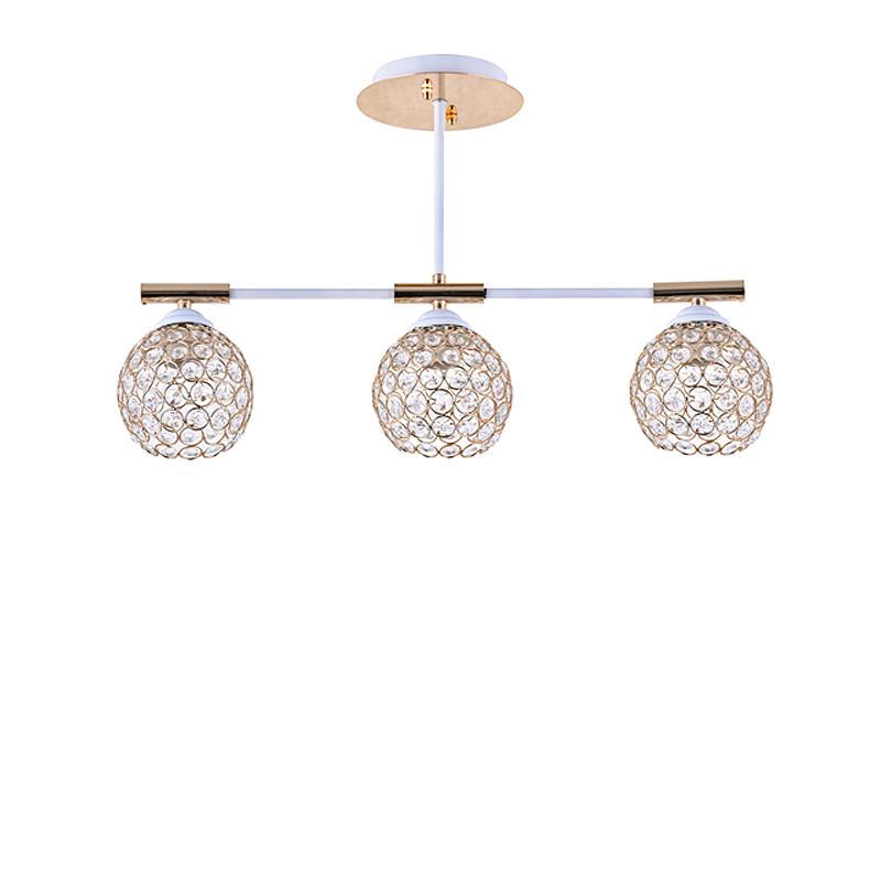 Люстра потолочная Light House SRS-16080/3 на три лампы Золото