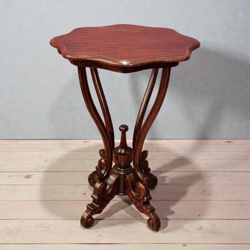 Столик приставной Giorgio Butnari стиль Георга ІІІ красное дерево 75х56 см (RG-8058) Столик приставной Giorgio Butnari стиль Георга ІІІ красное дерево 75х56 см (RG-8058)