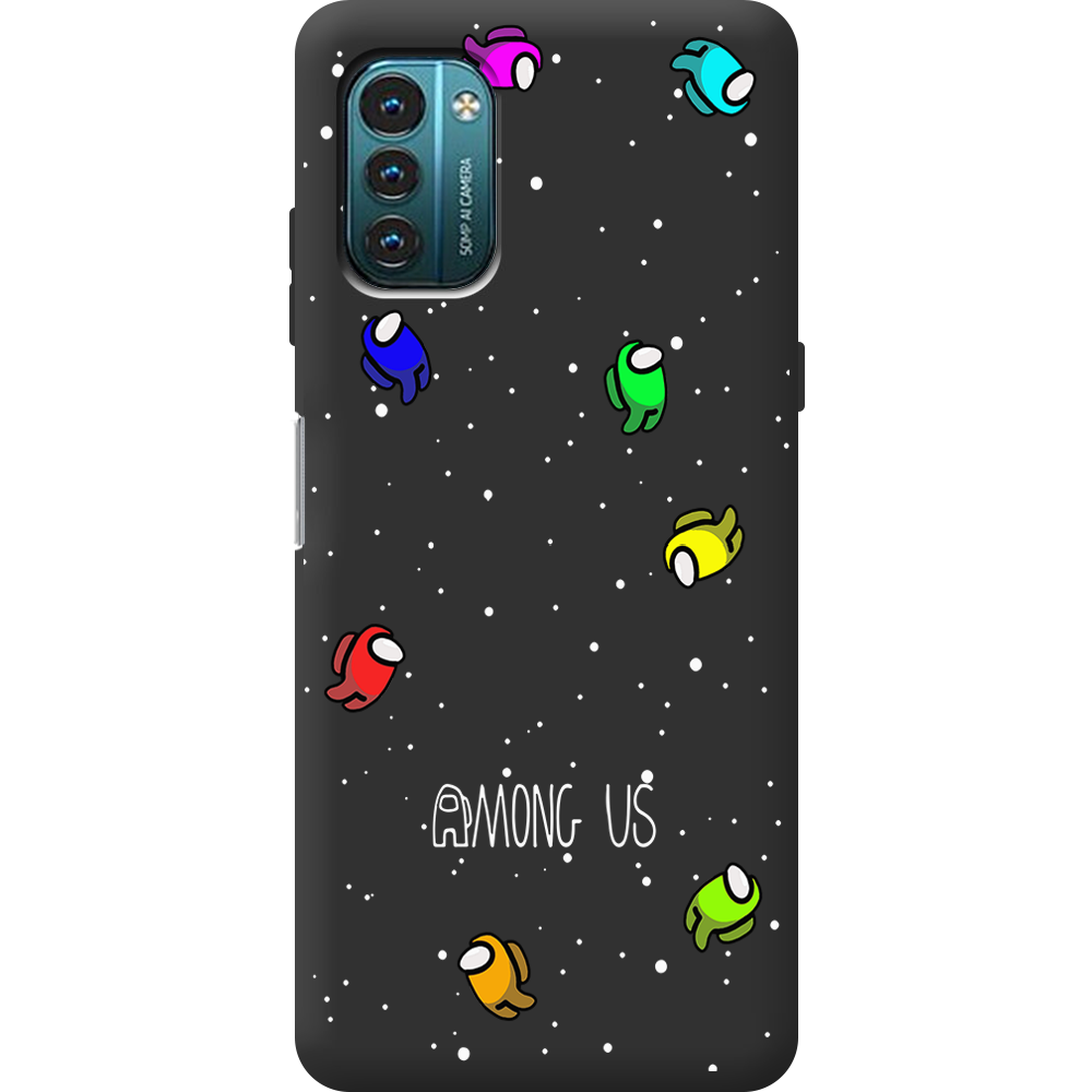 Чехол BoxFace Nokia G21 Among Us Invisible Черный силикон (44288-bk76-44291)