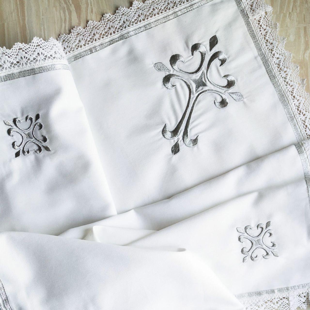 Крыжма для крещения Дар и мешочки для локона и хранения (2182014465) - фото 3