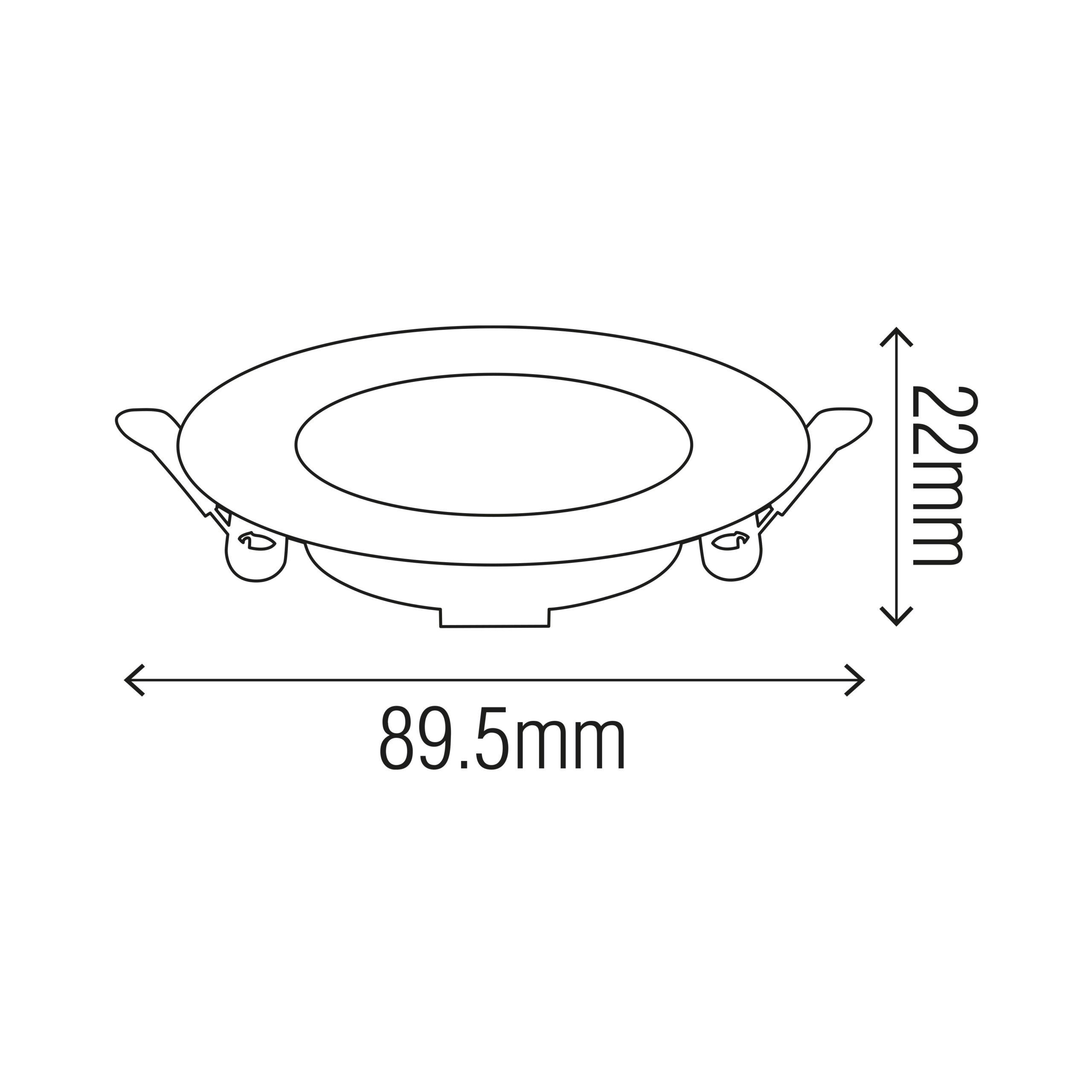 Світлодіодний світильник Horoz AURA-3 3W 4200K Чорний (32628-1) - фото 2