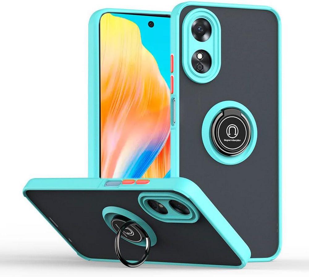 Защитный чехол MatteLuxe OPPO A58 (с кольцом) Light Blue (34661-0B)