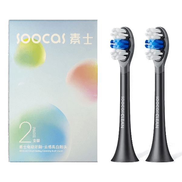 Насадки Soocas для зубної щітки Xiaomi X3/X3U/X5/X1/V1 Black (567-1)
