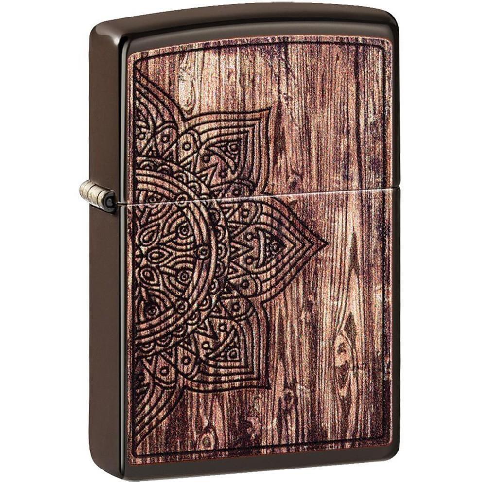 Зажигалка ZIPPO Wood Mandala Design 49184