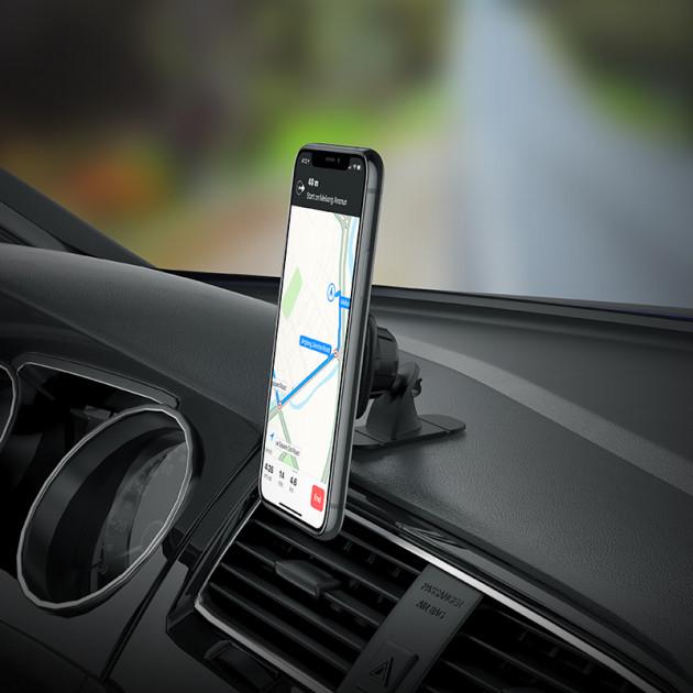 Автодержатель Hoco CA66 Car Mount Holder Black - фото 3