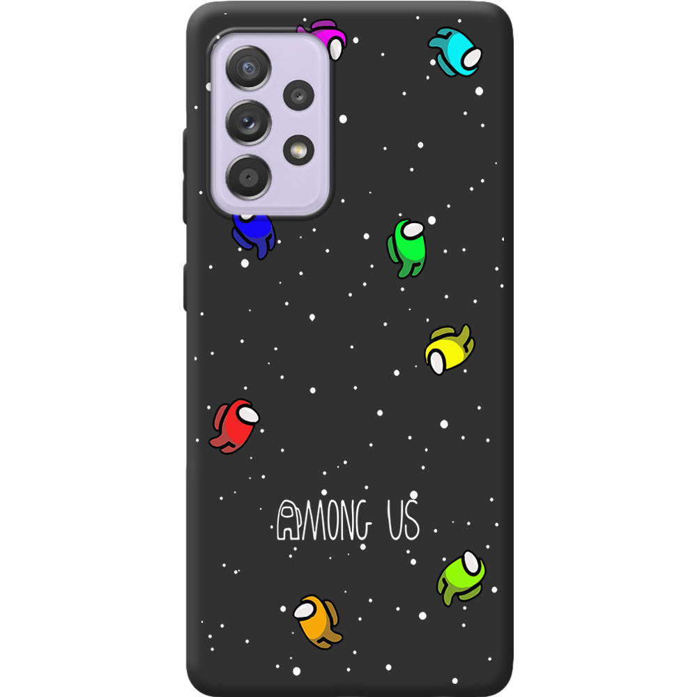 Чохол BoxFace Samsung A525 Galaxy A52 Among Us Invisible Чорний силікон (42075-bk76-42097)