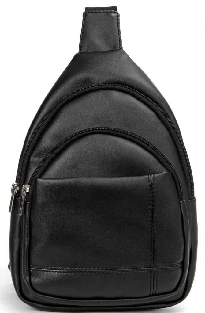 Сумка через плече слінг Sambag Brooklyn SSH Black (83111002)