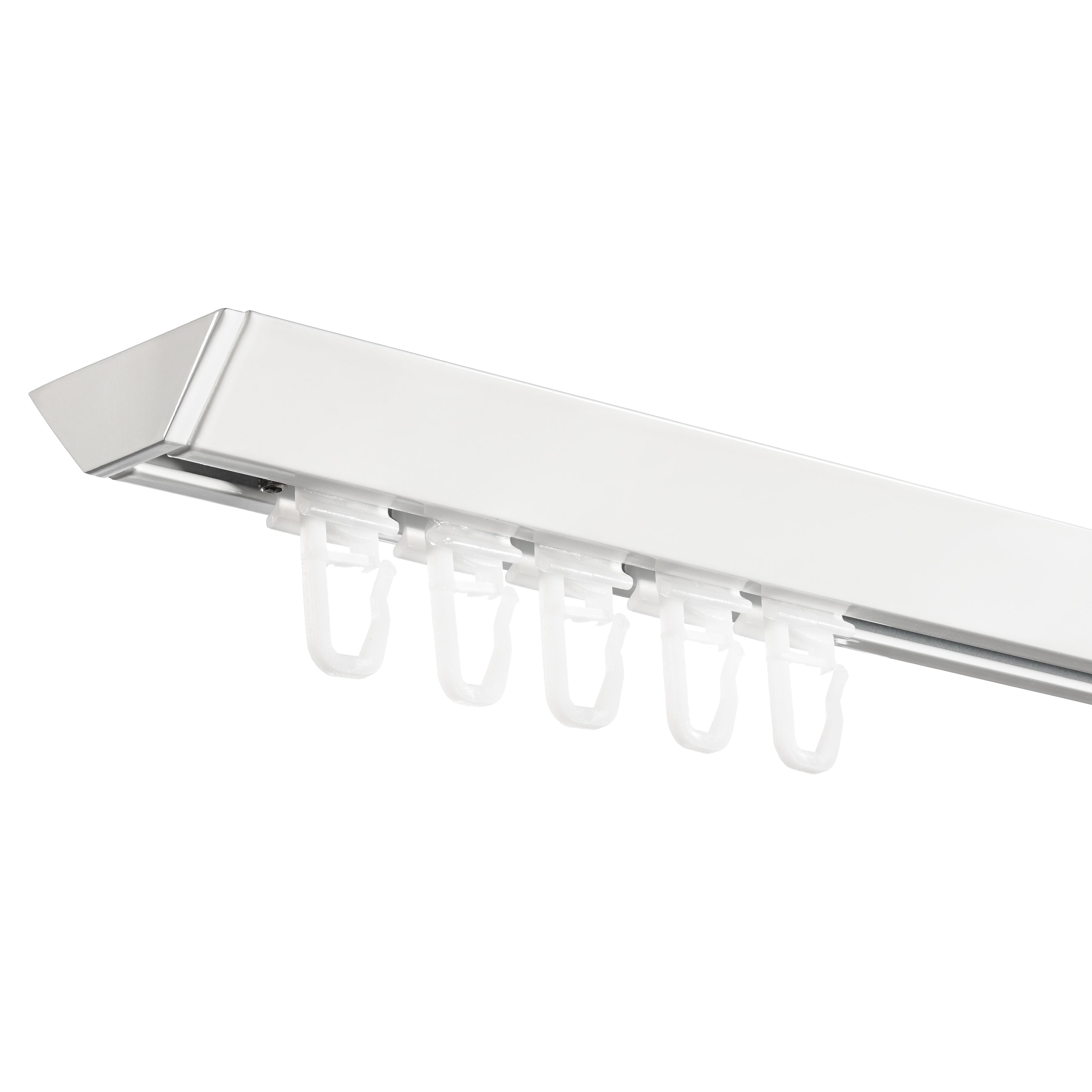 Карниз для штор Plastidea FLY 160 см Білий з фурнітурою X (7006)