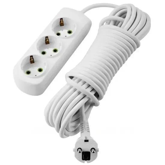 Подовжувач тримісний Lezard Letitia побутовий з/з 7 м (721-0307-301)