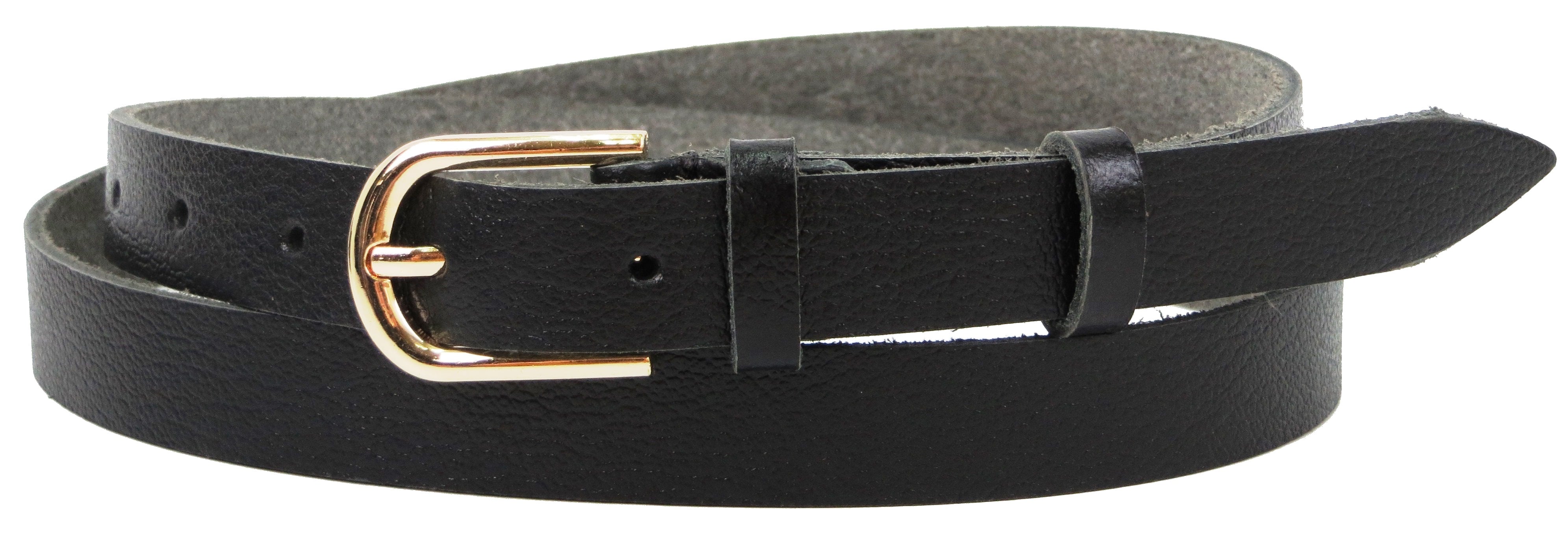 Ремень женский Skipper кожаный Черный (1365-20)