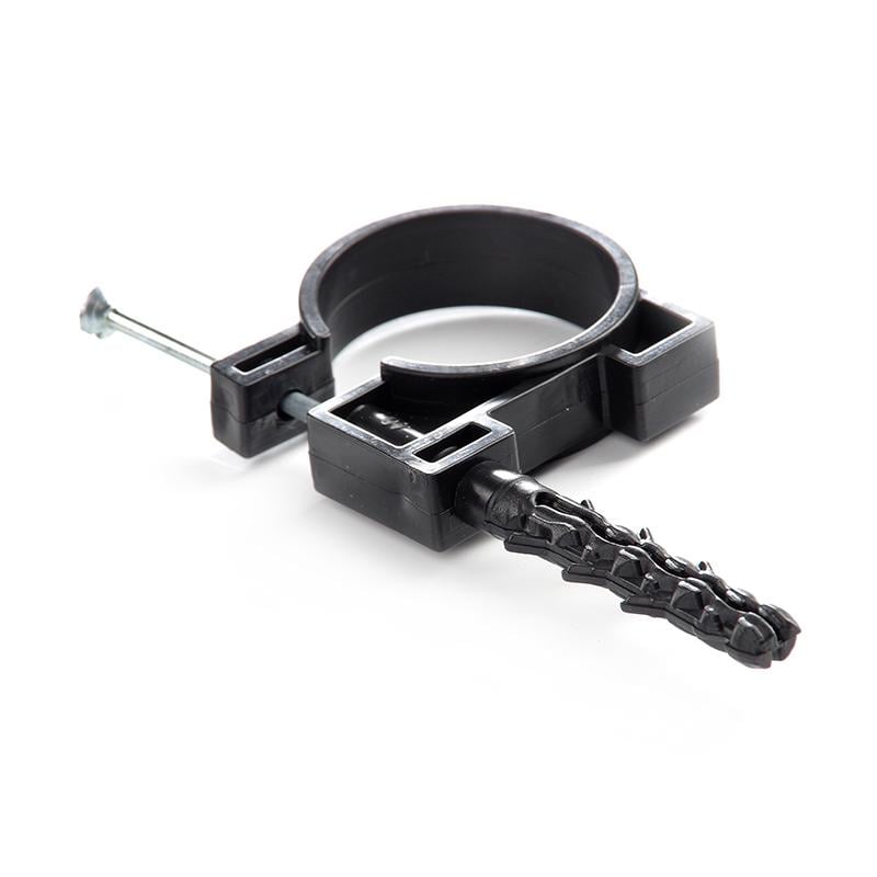 Обойма для труб і кабелю Apro 32-34 мм 25 шт. Чорний (OB-3234B)