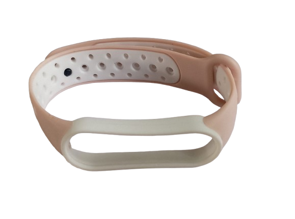 Ремешок для часов Xiaomi Mi Band 5/6 Design Пудрово-белый (2209) Ремешок для часов Xiaomi Mi Band 5/6 Design Пудрово-белый (2209)