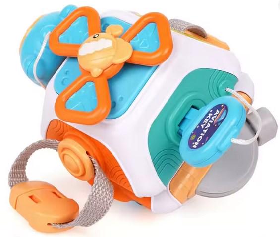 Іграшка розвиваюча для дрібної моторики/пам'яті Монтессорі Куб (1586)