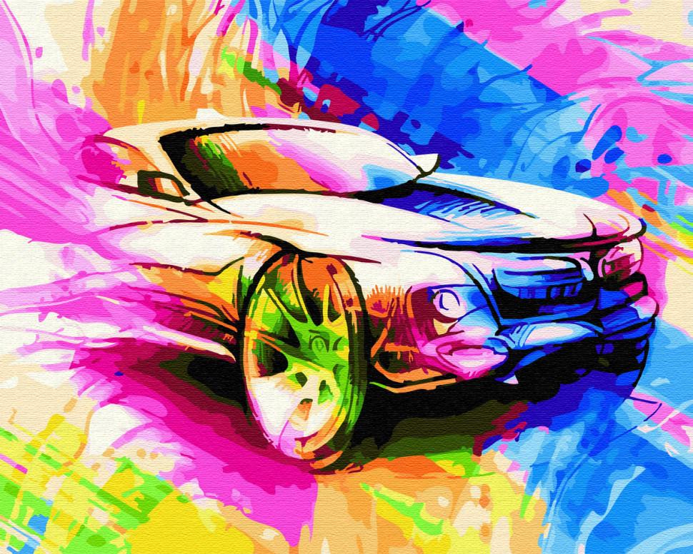 Картина по номерам Brushme "Авто в красках" (GX28116)