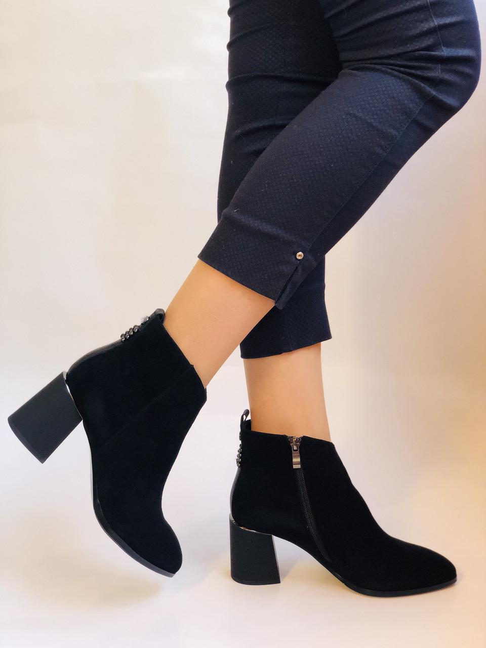 Ботильоны женские осенние Nadi Bella р. 40 25,5 см Черный (2293)