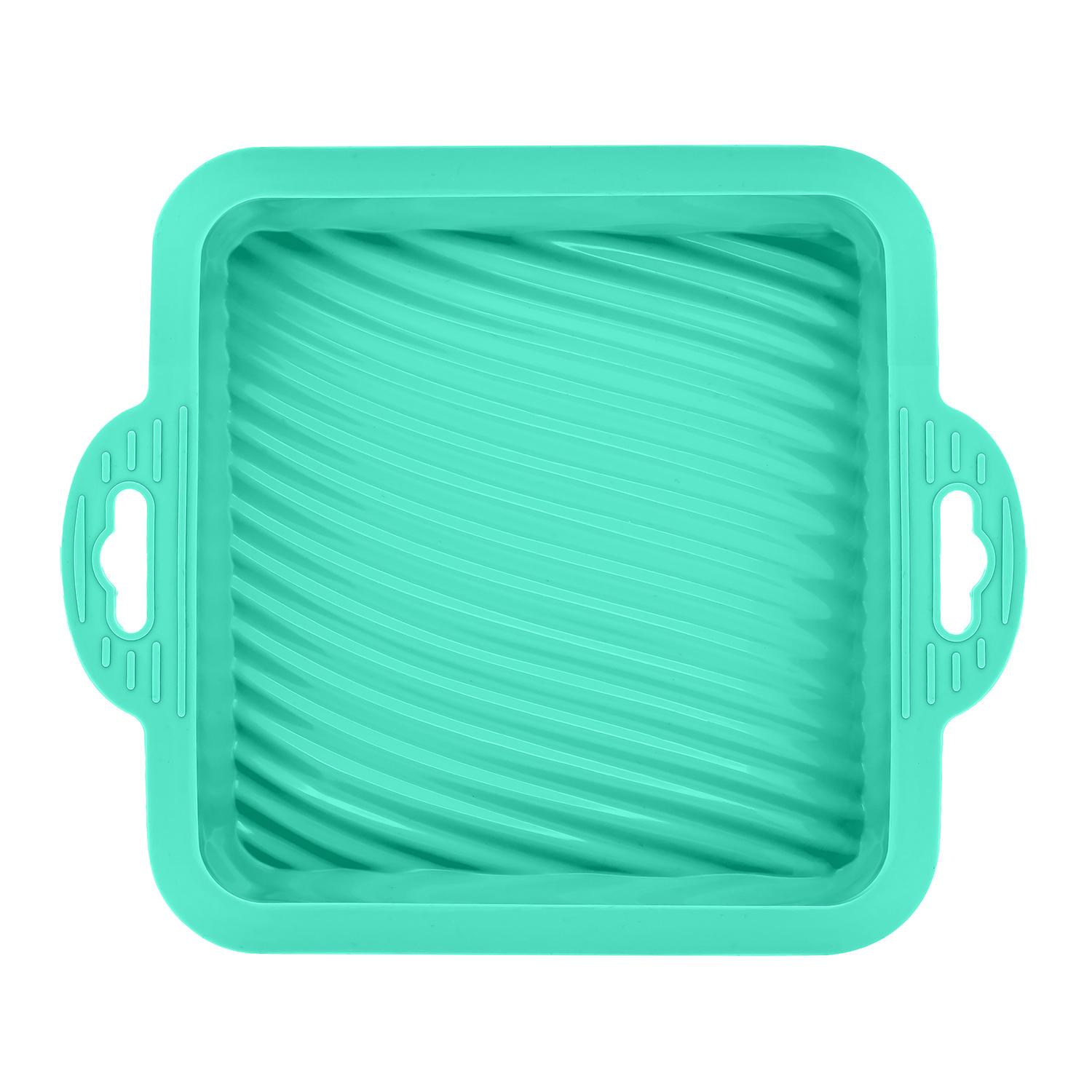 Форма для випічки A-PLUS 18х18 см Зелений (2049318727) - фото 5 Форма для випічки A-PLUS 18х18 см Зелений (2049318727) - фото 5