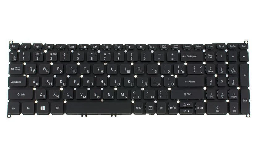 Клавиатура для ноутбука Acer Nitro NP515-51 Черный (163725)