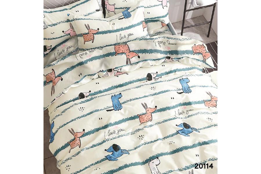 Комплект постельного белья Viluta Собачки подростковый ранфорс (11212264) Комплект постельного белья Viluta Собачки подростковый ранфорс (11212264)