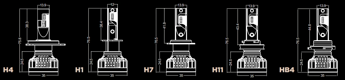Автомобільні лампи світлодіодні DriveX AL-01 PRO H7 52W 6К 9-32V (DR-00001399) - фото 6 Автомобільні лампи світлодіодні DriveX AL-01 PRO H7 52W 6К 9-32V (DR-00001399) - фото 6