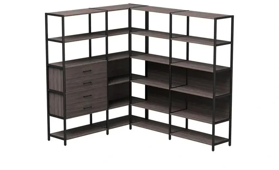 Стеллаж EcoLoft Лофт IN-2672 Коричневый (26519067)