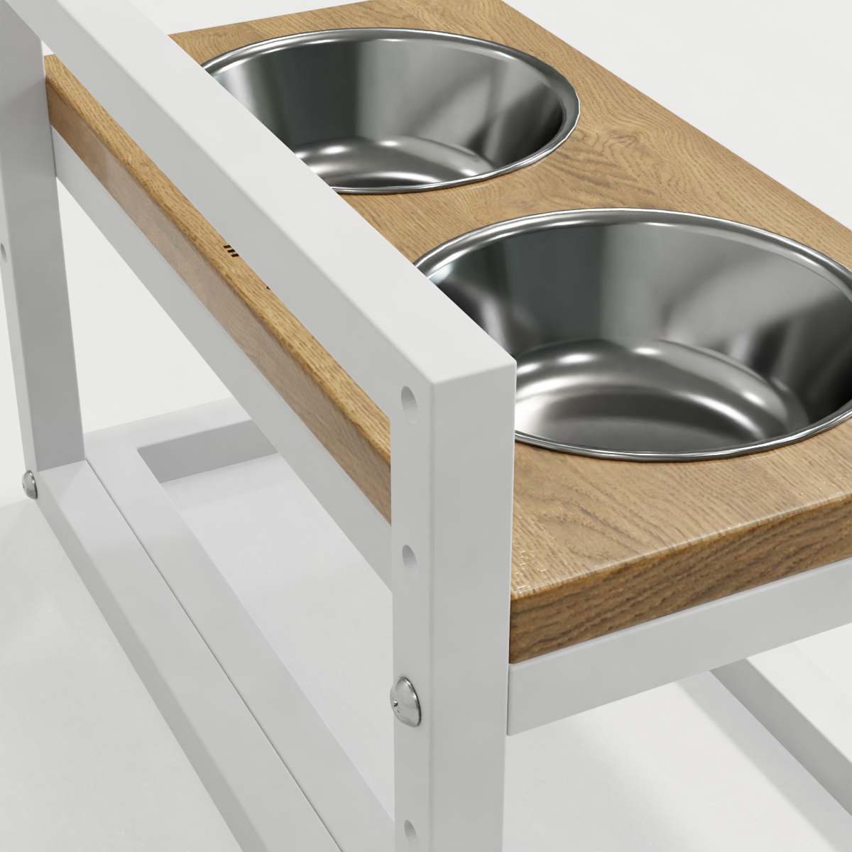 Миски на подставке с регулировкой высоты Hollky Flex S FS (422523-WHNT) - фото 5 Миски на подставке с регулировкой высоты Hollky Flex S FS (422523-WHNT) - фото 5