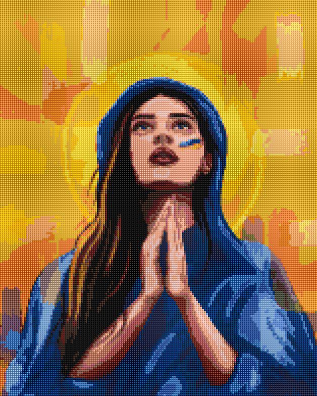 Алмазная мозаика на подрамнике Brushme В молитве 40x50 см (DBS1057) Алмазная мозаика на подрамнике Brushme В молитве 40x50 см (DBS1057)