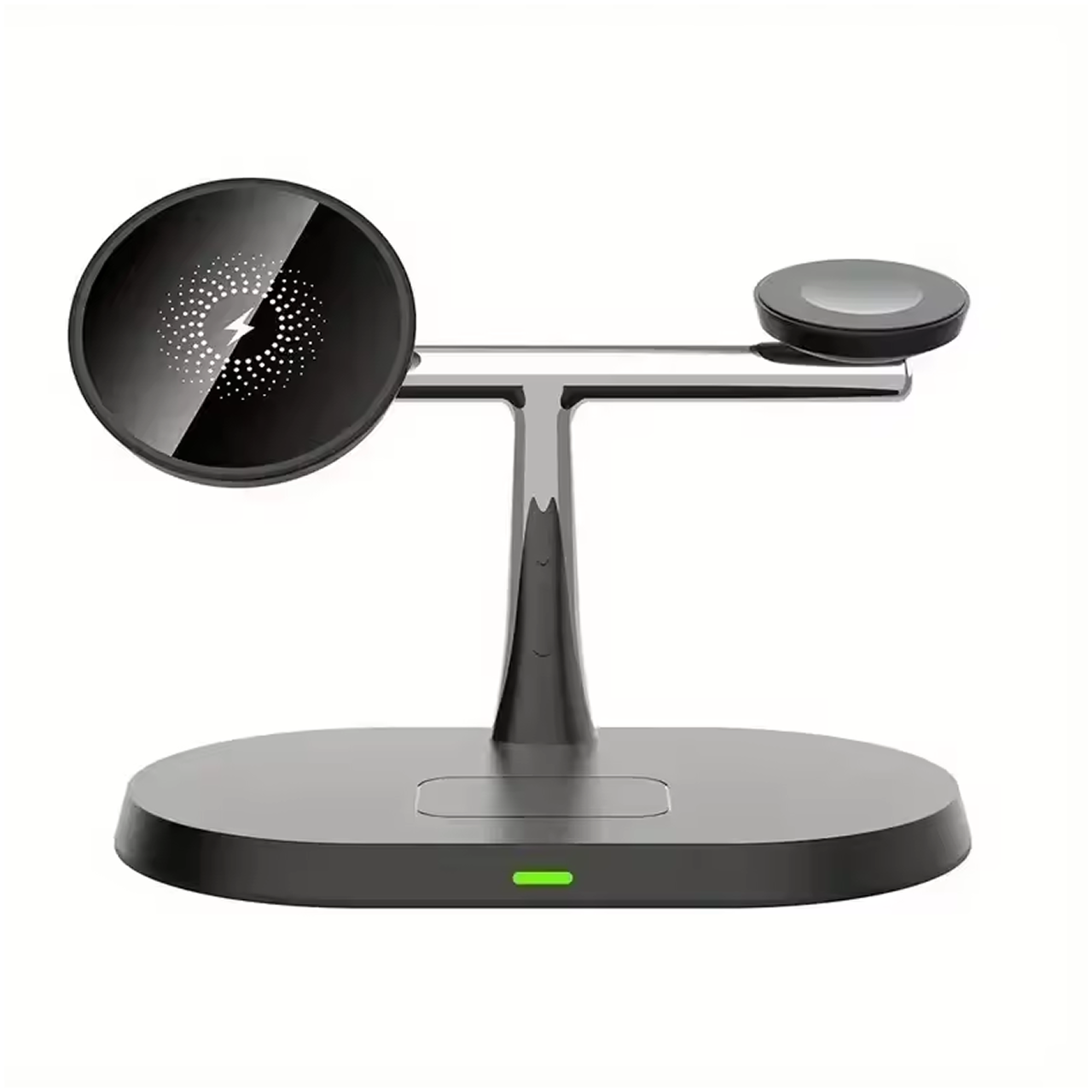 Зарядное устройство беспроводное магнитное 3в1 для телефона/часов и наушников Черный (1761304283605) Зарядное устройство беспроводное магнитное 3в1 для телефона/часов и наушников Черный (1761304283605)