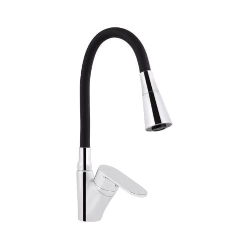 Змішувач для кухні Lidz Tani 007F3 з гнучким виливом k40 (LDTAN007F3BCR37649)