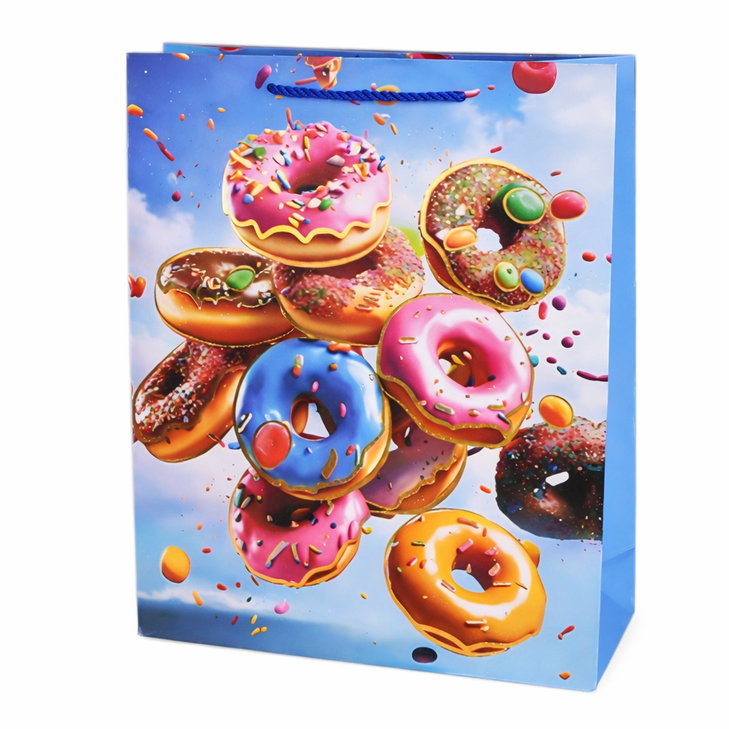 Подарочный пакет Donuts R34779-L 31х42х12 см Голубой (34416939) Подарочный пакет Donuts R34779-L 31х42х12 см Голубой (34416939)