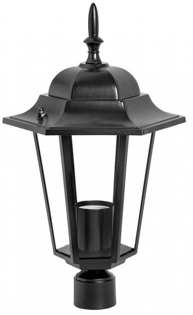 Светильник садово-парковый Palace A003 60 Вт Е27 Черный (12603213)