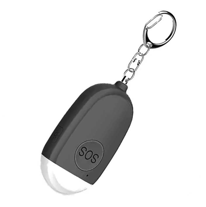 Брелок персональная сигнализация Smart SOS-safety мини Key Finder Черный (PA04B)