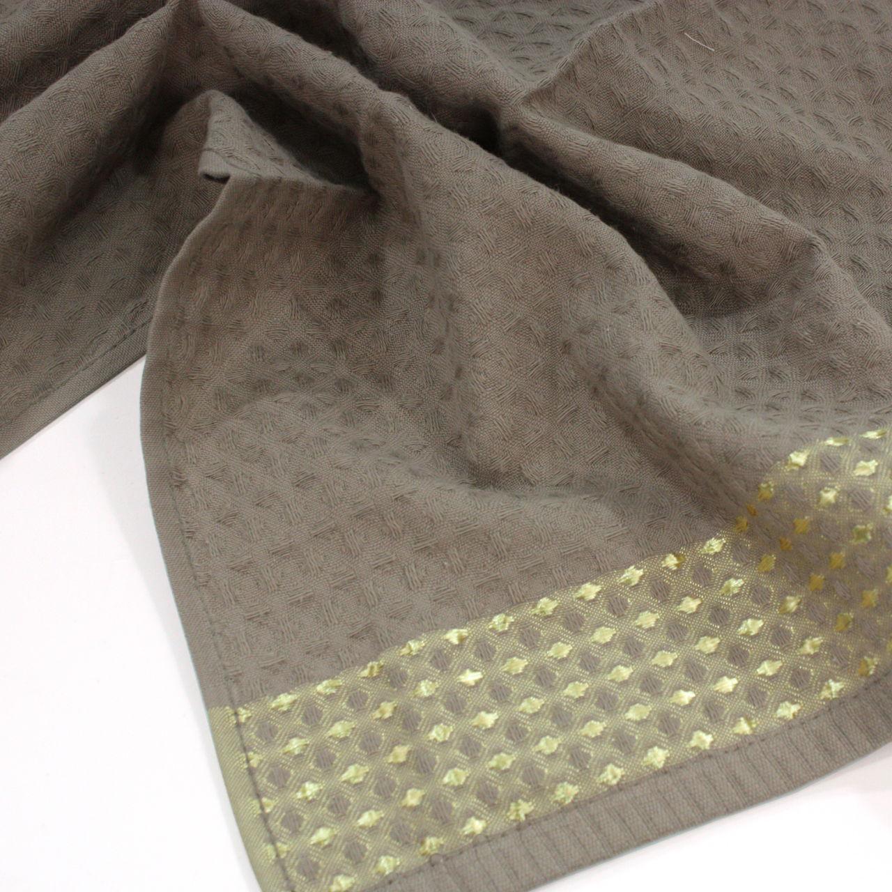 Рушник кухонний 40х60 см Сірий (0327) - фото 4 Рушник кухонний 40х60 см Сірий (0327) - фото 4