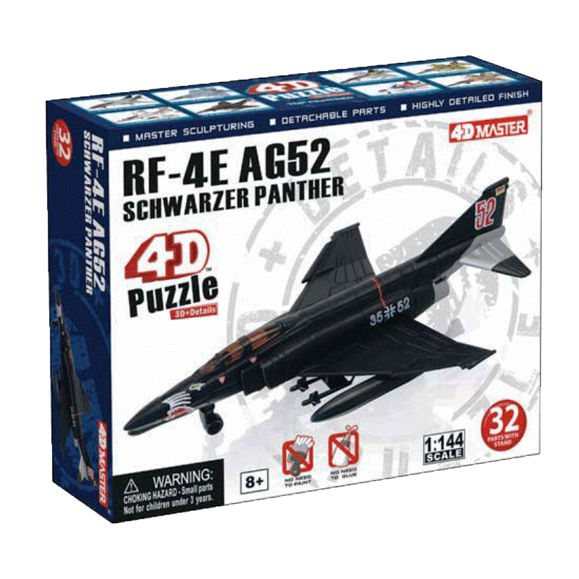 Пазл 3D об'ємний 4D Master Винищувач-перехоплювач RF-4E AG52 (26203) - фото 2