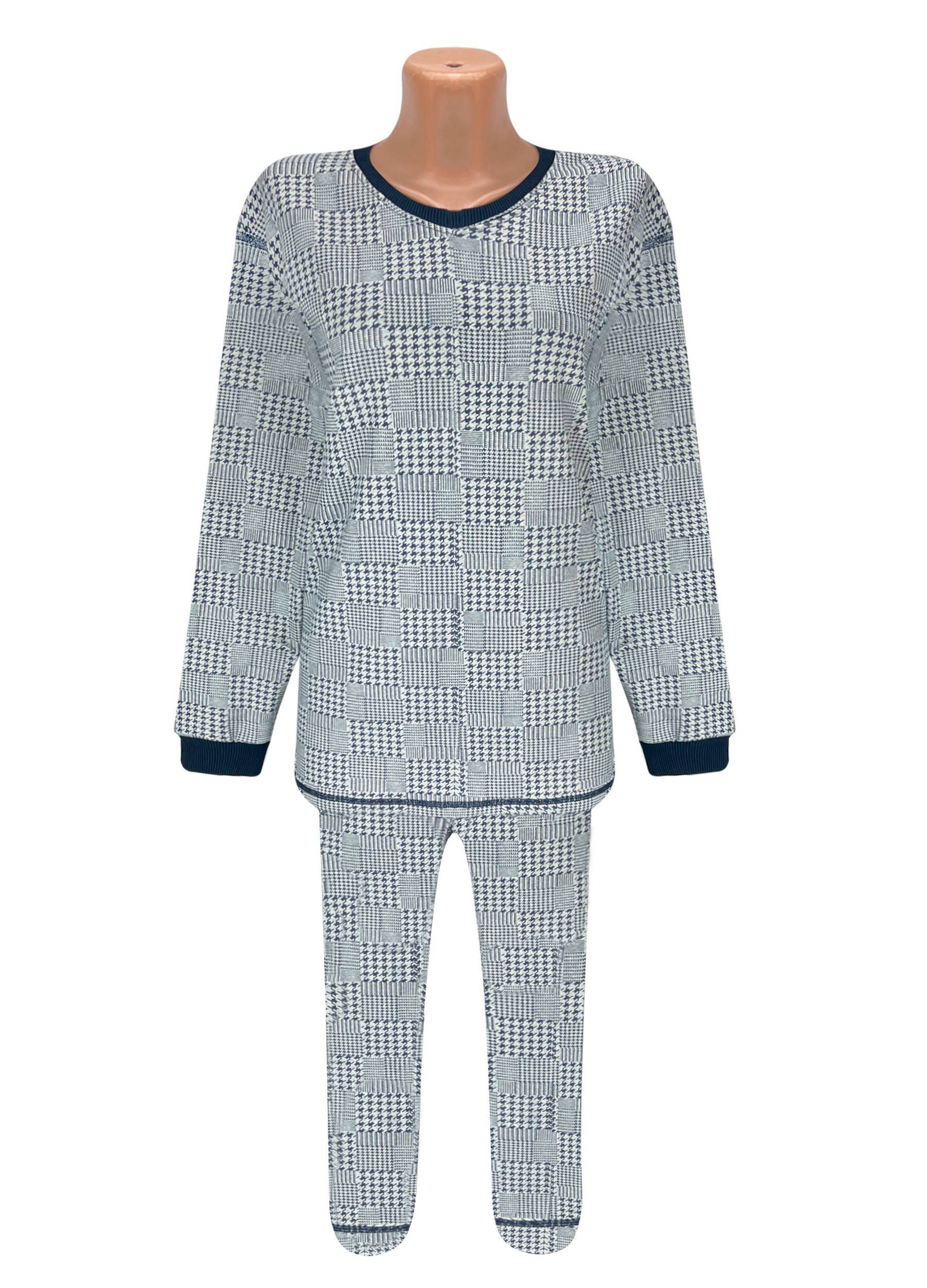 Піжама чоловіча Перлина Стилів 8141 р. 44-46 Синьо-білий (11829)