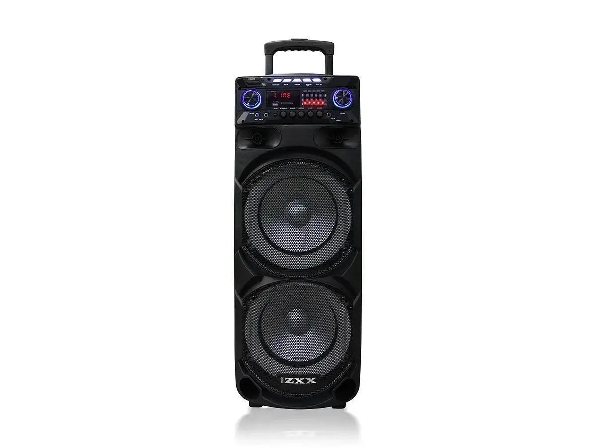 Портативна колонка акустична ZXX-9292 2x125 Вт 10" TWS/FM/USB/TF/SD/BT/REC/EQ/LED/2MIC 72х43х34 см Чорний (21811509) - фото 2