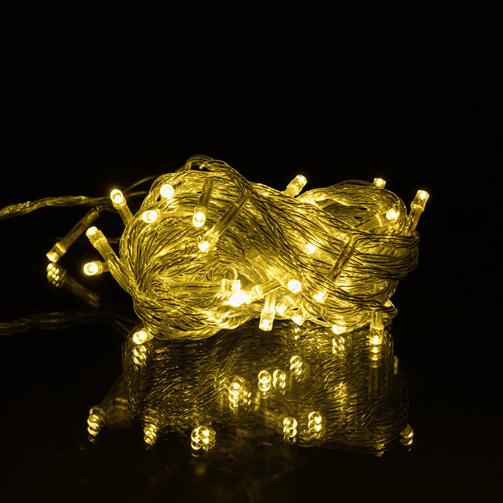 Гирлянда комнатная Нить W50LED6MWY 6 м 50 LED Белый/Желтый (29912948)