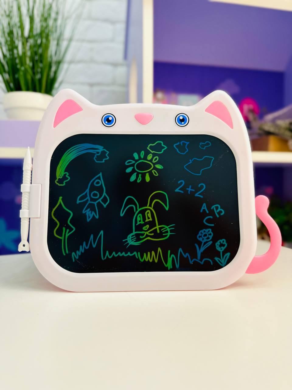 Планшет для рисования цветной LCD Розовый (2208-1)