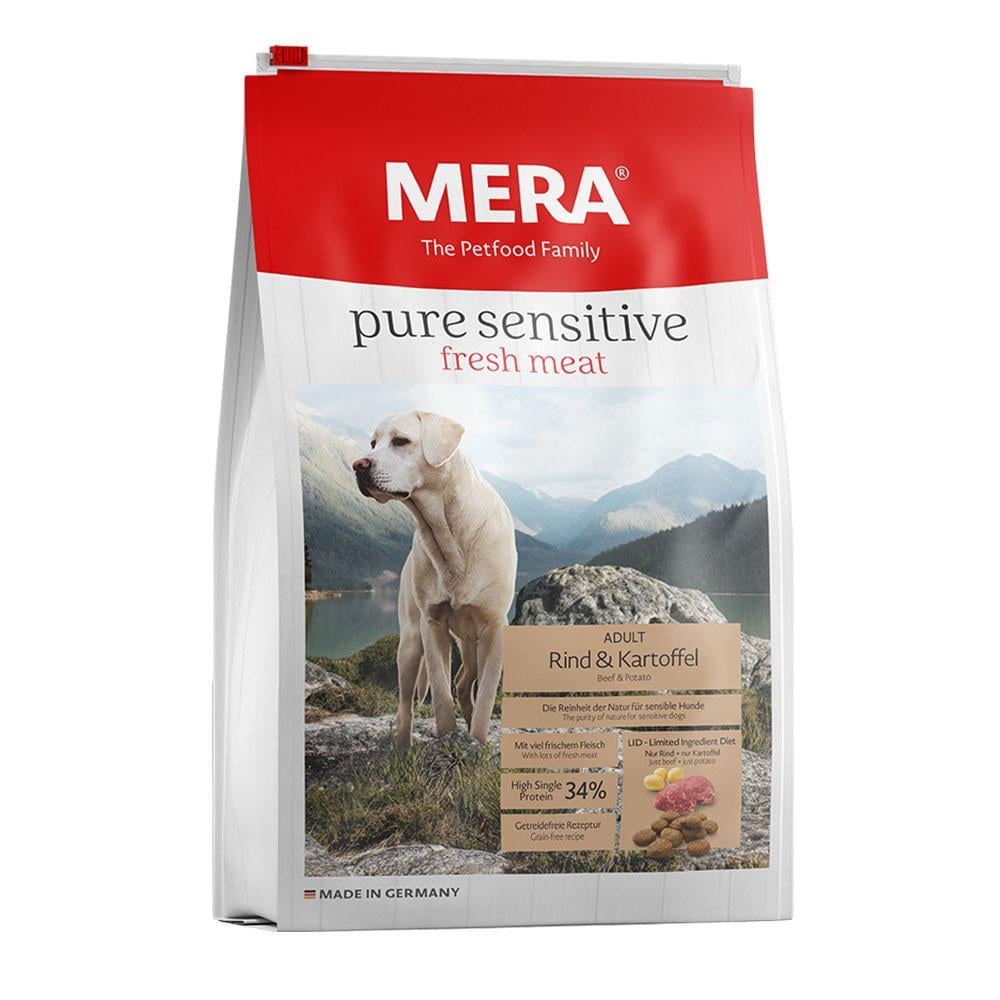 Корм сухий для собак MERA Pure Sensitive fresh meat Rind&Kartoffel з м'ясом яловичі та картопля 1 кг Корм сухий для собак MERA Pure Sensitive fresh meat Rind&Kartoffel з м'ясом яловичі та картопля 1 кг