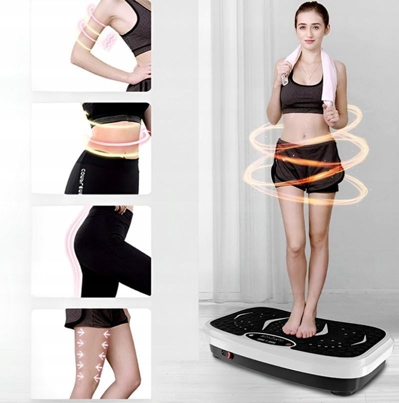 Виброплатформа-массажер тренировочная REVOGYM с пультом дистанционного управления White (1183) - фото 10