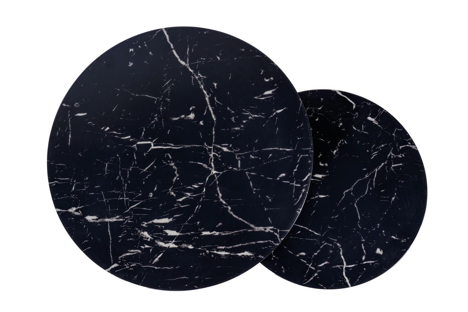 Журнальный столик Signal AMARO комплект Черный мрамор/Черный (AMAROCC) - фото 8 Журнальный столик Signal AMARO комплект Черный мрамор/Черный (AMAROCC) - фото 8