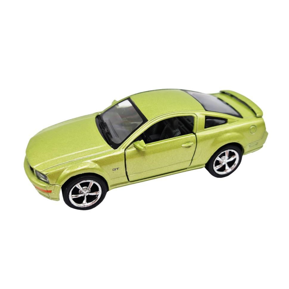 Машинка Інерційна ford mustang gt 2006 kinsmart кт5091 1:42 Зелений (RLT9907s44290)