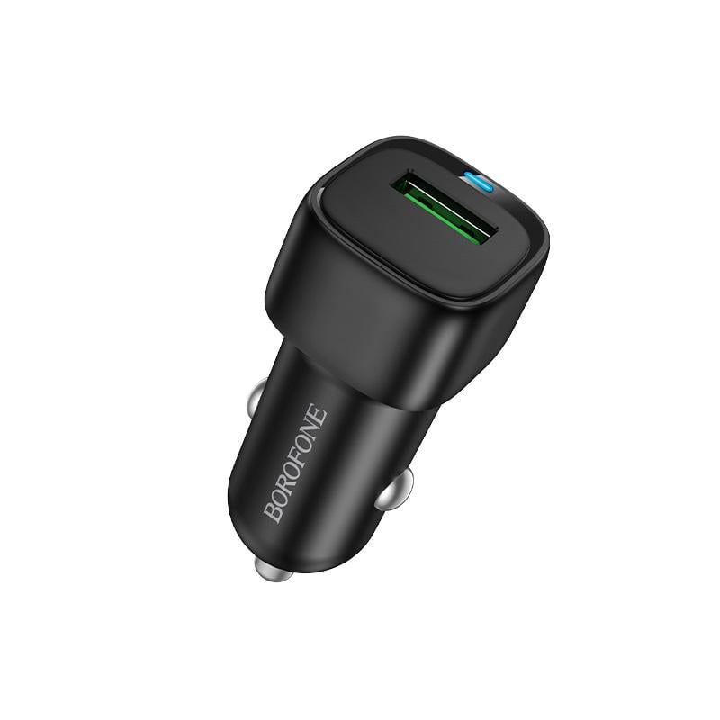 Зарядное устройство для телефонов автомобильный Borofone BZ34 Cloud single port QC3.0 car charger Black (26414)