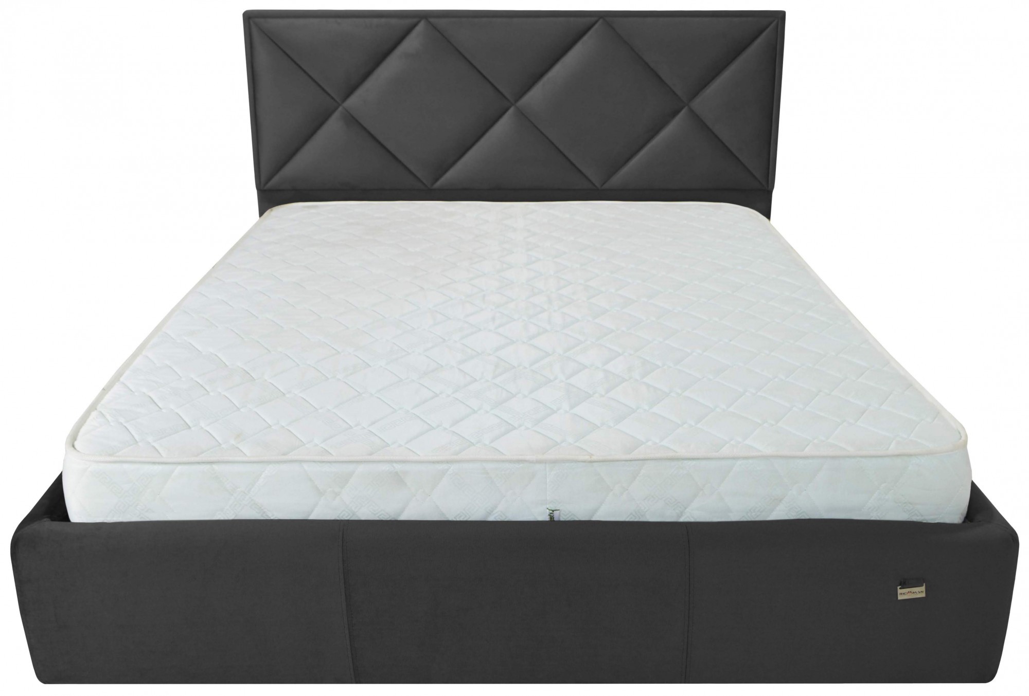 Кровать двуспальная Leeds Standart Missoni 009 180х190 см Темно-серый