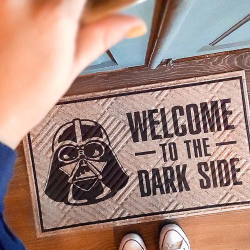 Коврик придверный с принтом "Welcome to the dark side" 45x75 см (KOV_20S013)