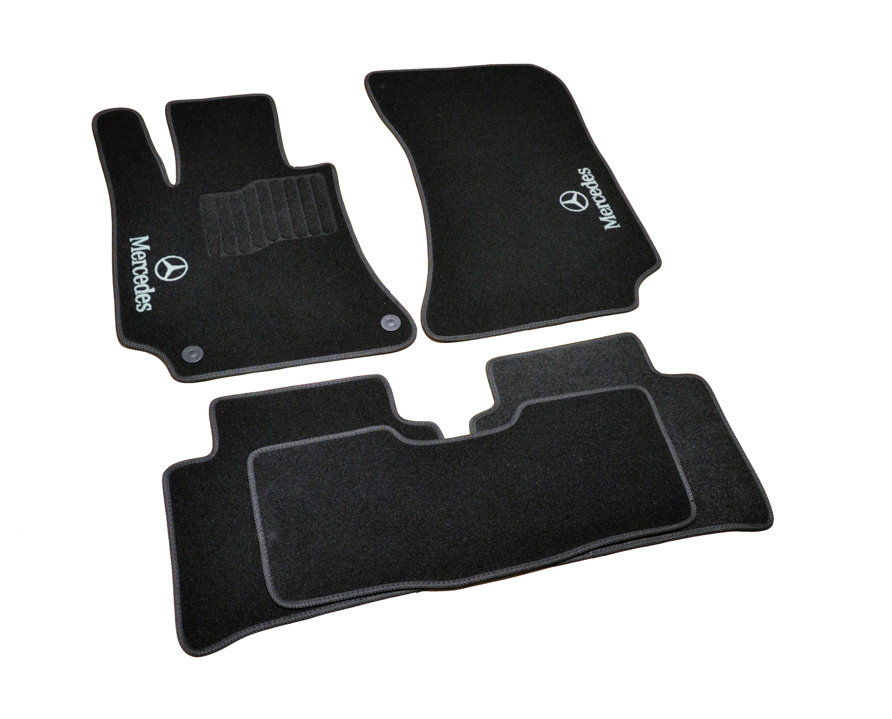 Коврики в салон AVTM ворсовые Mercedes E212 2009-2013 Premium Черный (BLCLX1345)