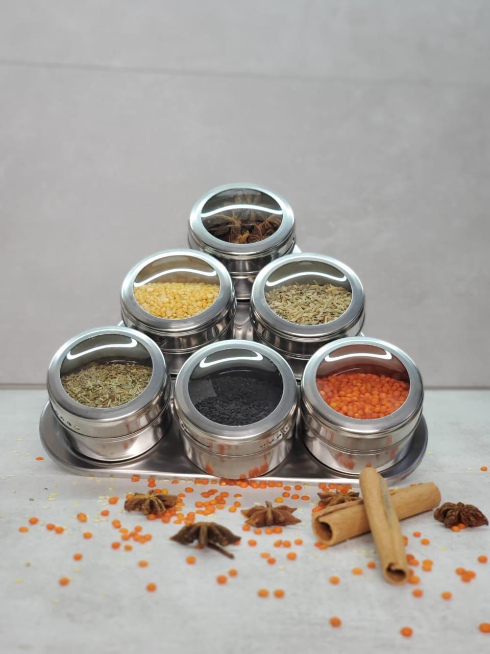 Набор для специй Edenberg 6в1 магнитное основание (EB-3499)