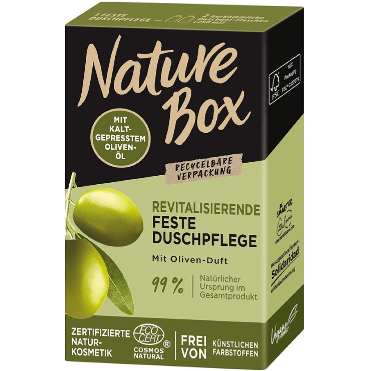 Гель для душу Nature Box Оливка твердий 100 г (4015100449129)