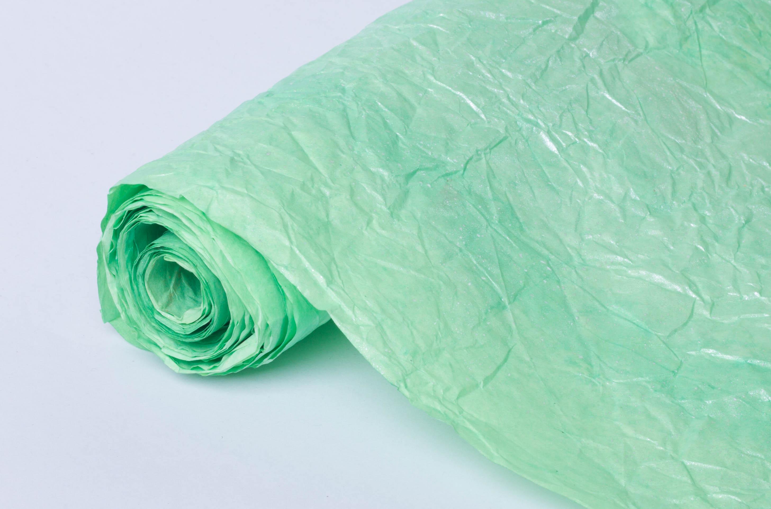 Бумага подарочная жатая 70 см х 5 м Светло-зеленый (ЕР-02)